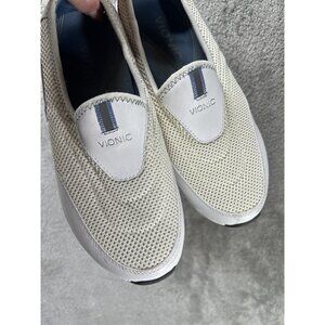 Vionic H331 Heritage Women’s 7.5 White Closed Toe Mesh Slip On Mule 9013H Shoes